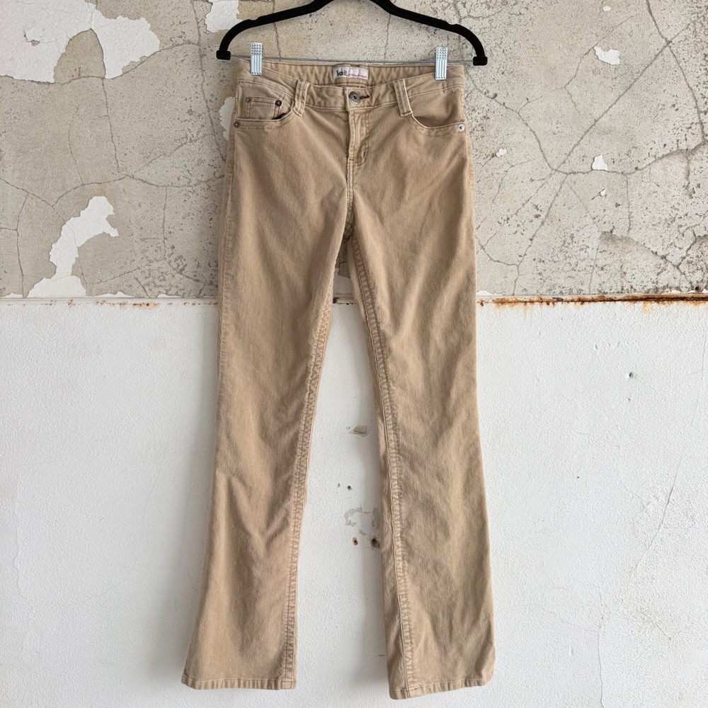 Y2K‎ Low Rise Jeans Bootcut Corduroy Pants Studded Pockets Vintage LEI Womens 29
